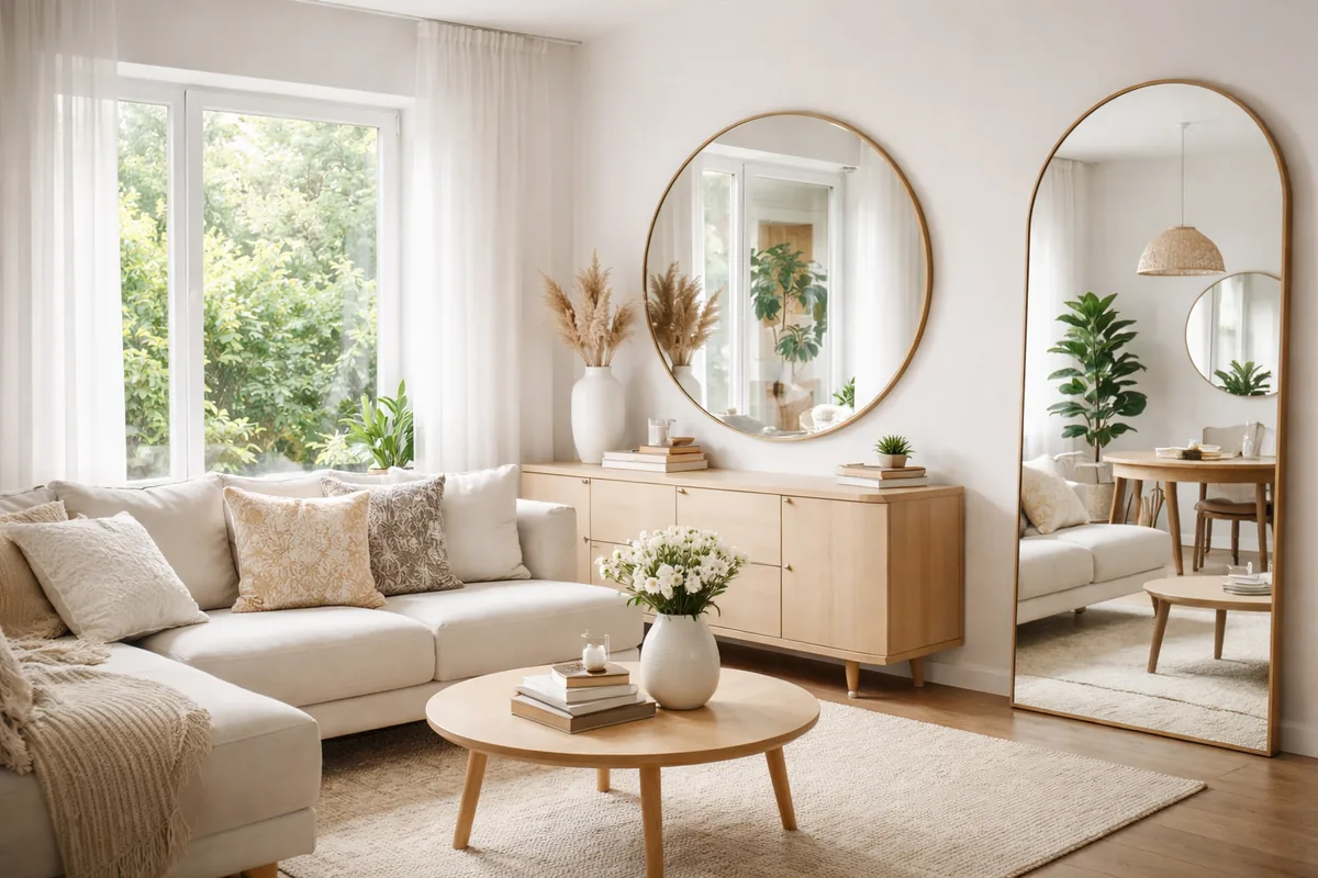 Comment optimiser un espace de vie en utilisant des miroirs dans votre intérieur